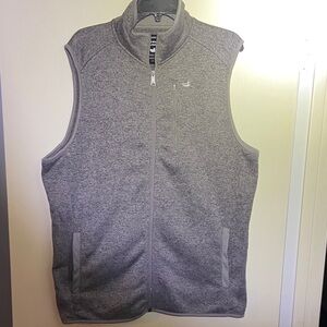 Southern Marsh Men's Gray Zip Vest